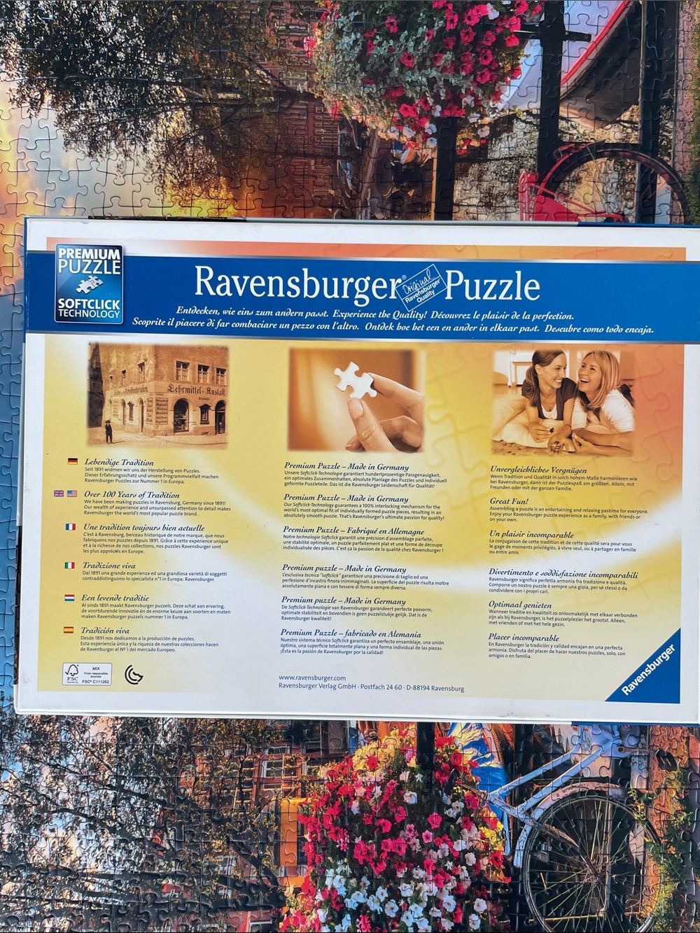 BOGO Ravensburger bicycles in Amsterdam 1000 pieces - Picture 5 of 6